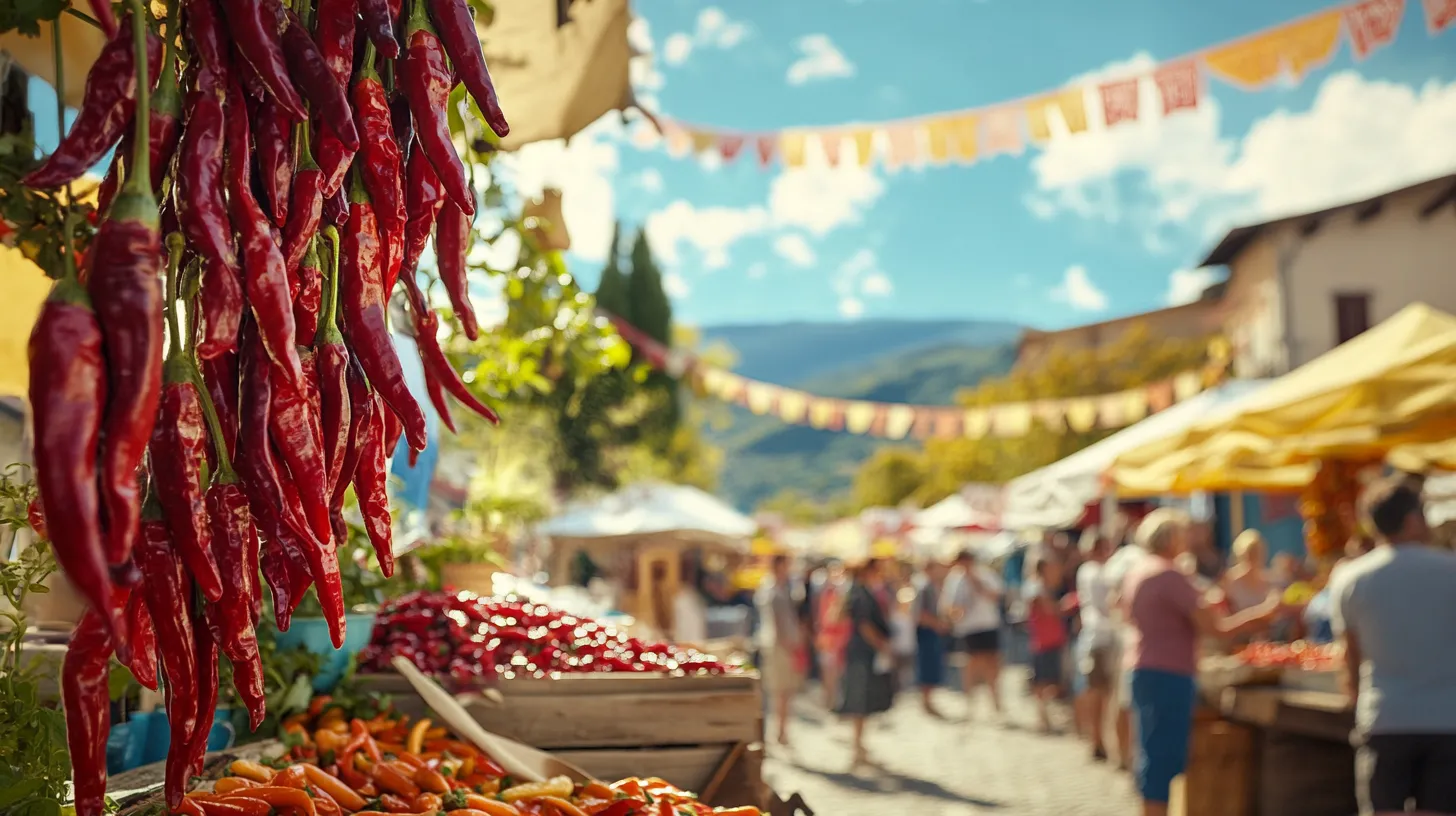 Traditional Calabrian peperoncino festival